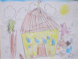 nakreslila Adélka Kassalová, 5 let
